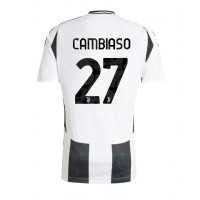 Billiga Juventus Andrea Cambiaso #27 Hemma fotbollskläder 2024-25 Kortärmad